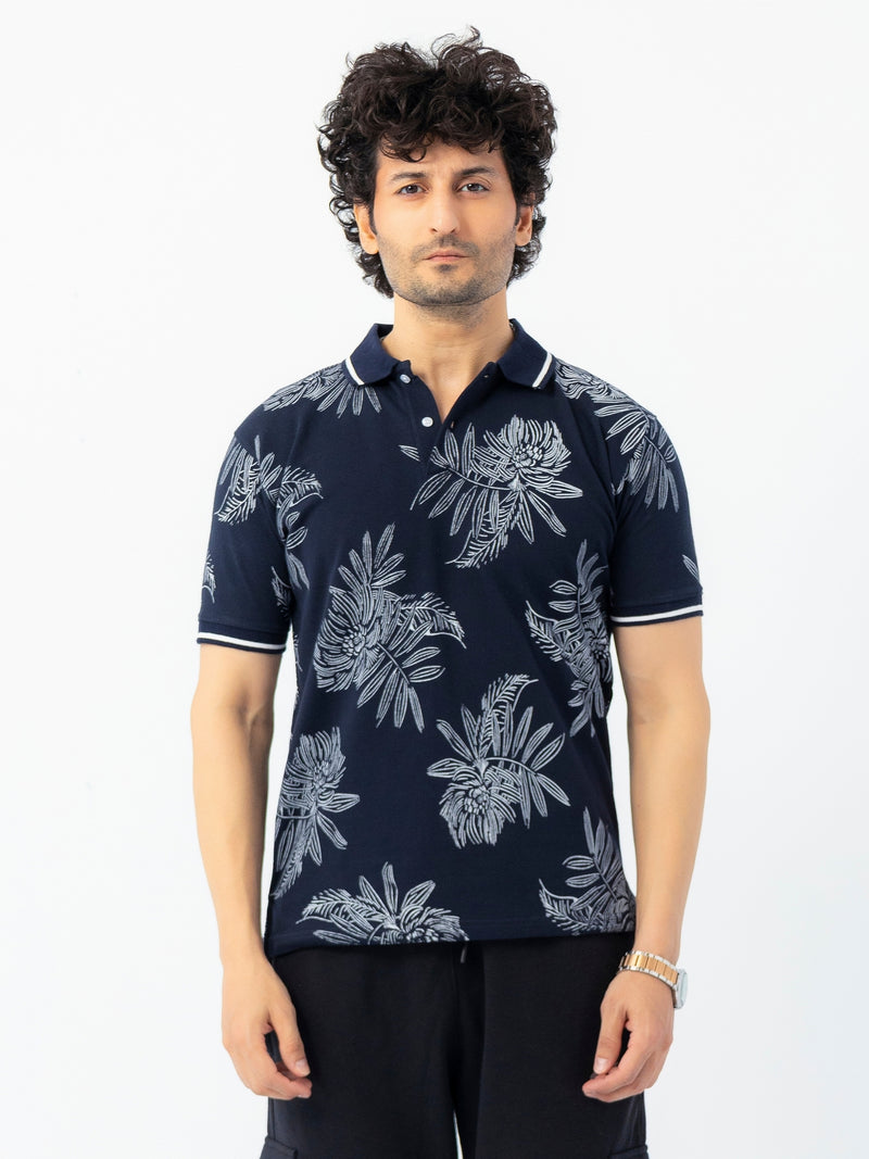 Men's Exclusive All Over Printed Polo Shirt