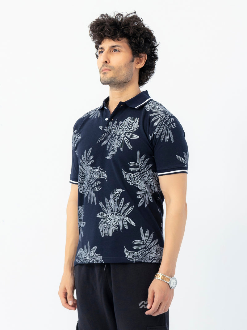 Men's Exclusive All Over Printed Polo Shirt