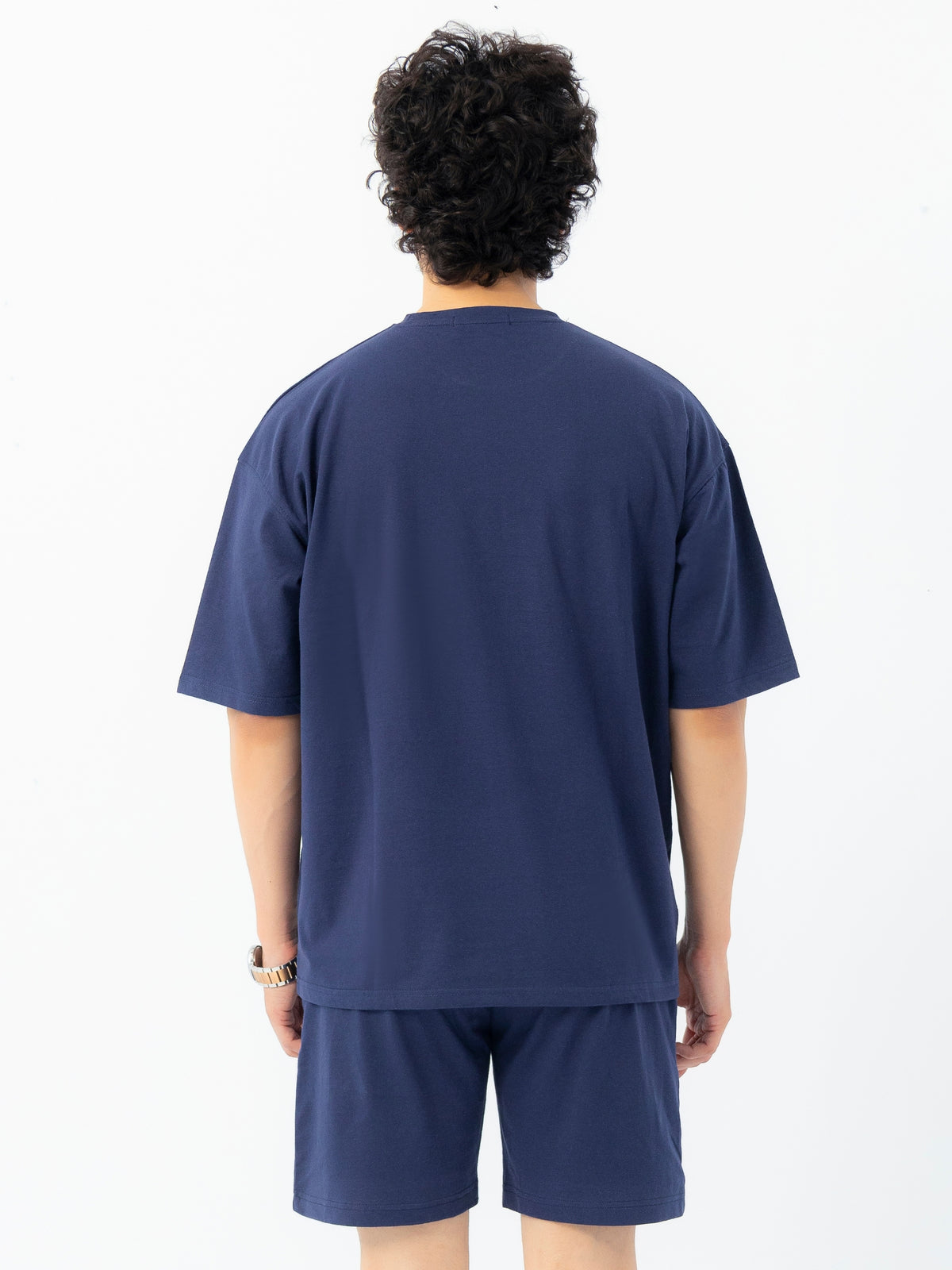 Men's Premium Oversized Cotton T-Shirt & Shorts Set