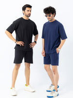 Men's Premium Oversized Cotton T-Shirt & Shorts Set