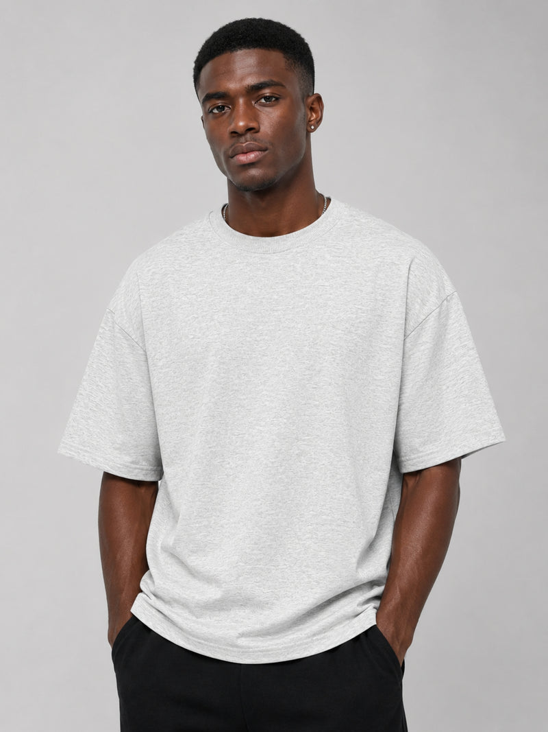 Unisex Basic Relaxed Drop Shoulder T-Shirt