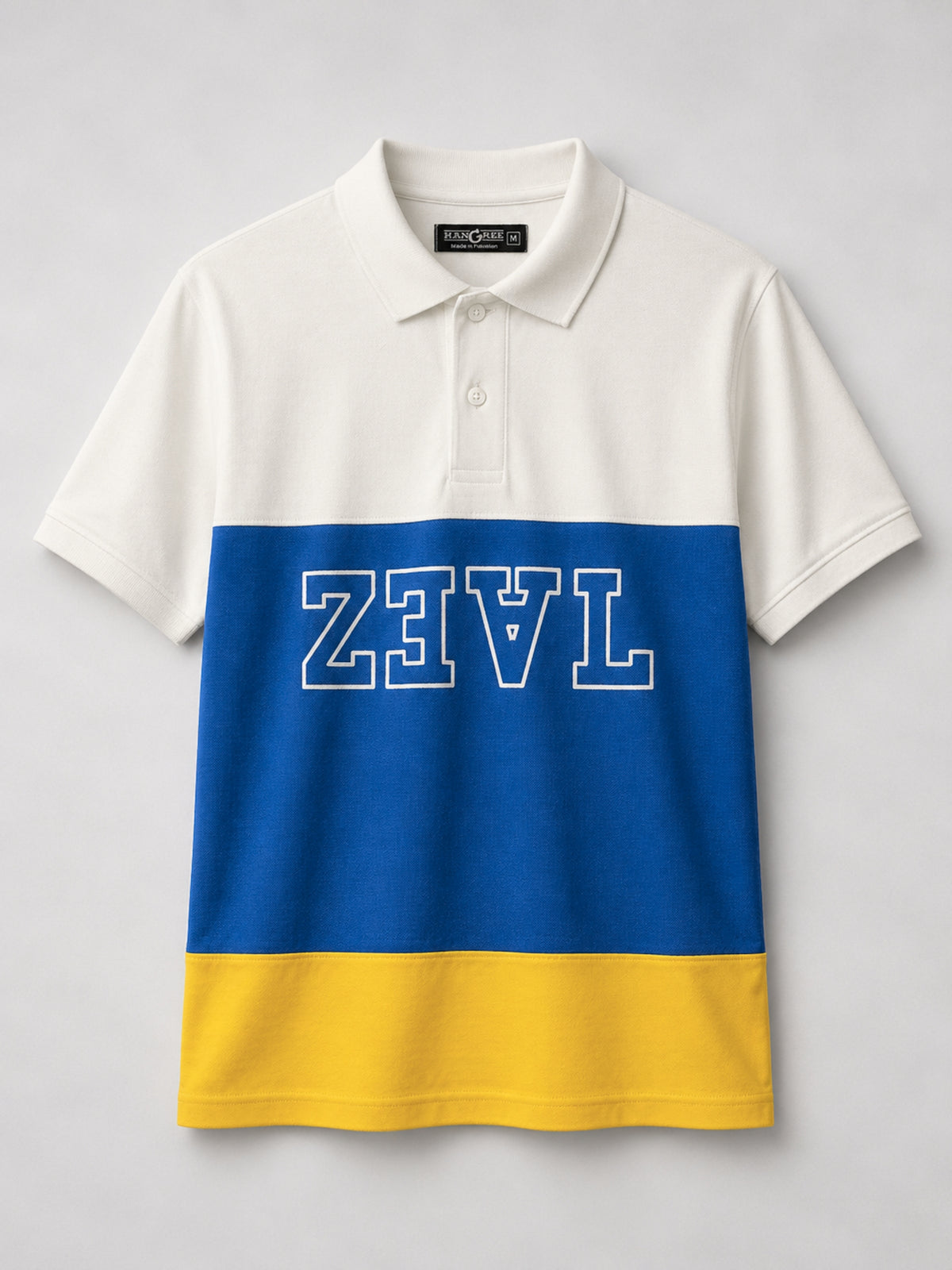 Men's Classic Three-Tone Piqué Polo Shirt