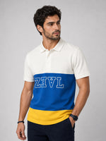 Men's Classic Three-Tone Piqué Polo Shirt