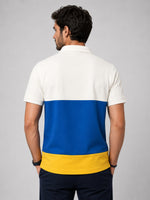 Men's Classic Three-Tone Piqué Polo Shirt