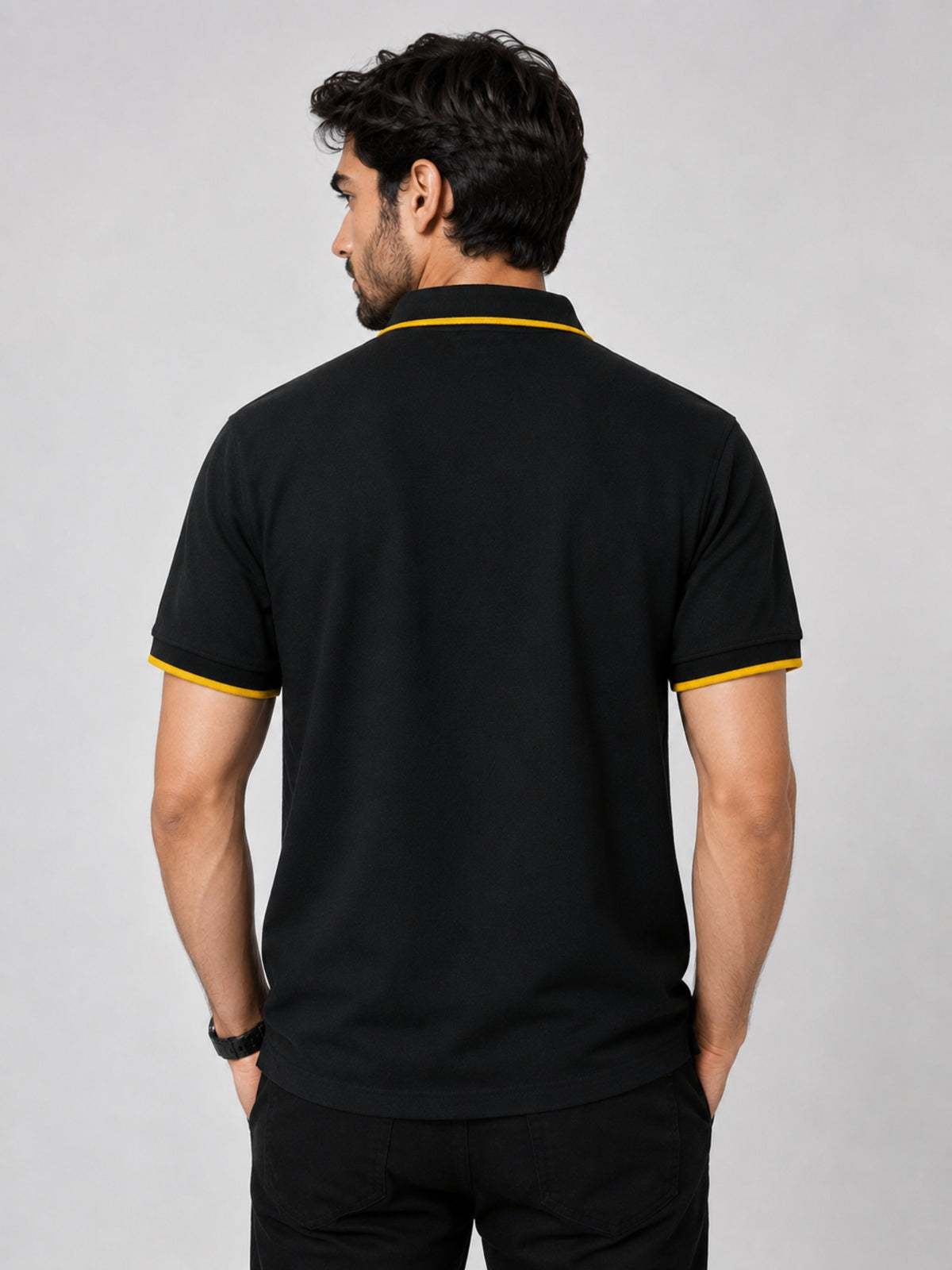 HG Signature Emb. Tipping Collar Polo Shirt