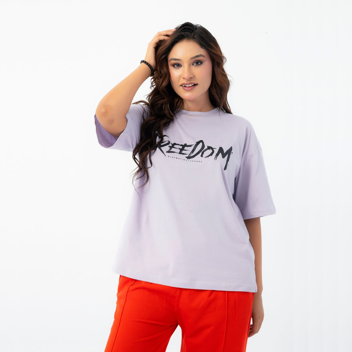 Unisex Freedom Eagle Graphic Drop Shoulder T-Shirt