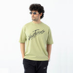 Unisex Venturous Bird Graphic Oversized Drop T-Shirt