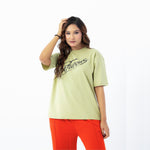 Unisex Venturous Bird Graphic Oversized Drop T-Shirt