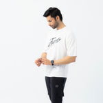Unisex Venturous Bird Graphic Oversized Drop T-Shirt