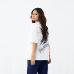 Unisex Venturous Bird Graphic Oversized Drop T-Shirt