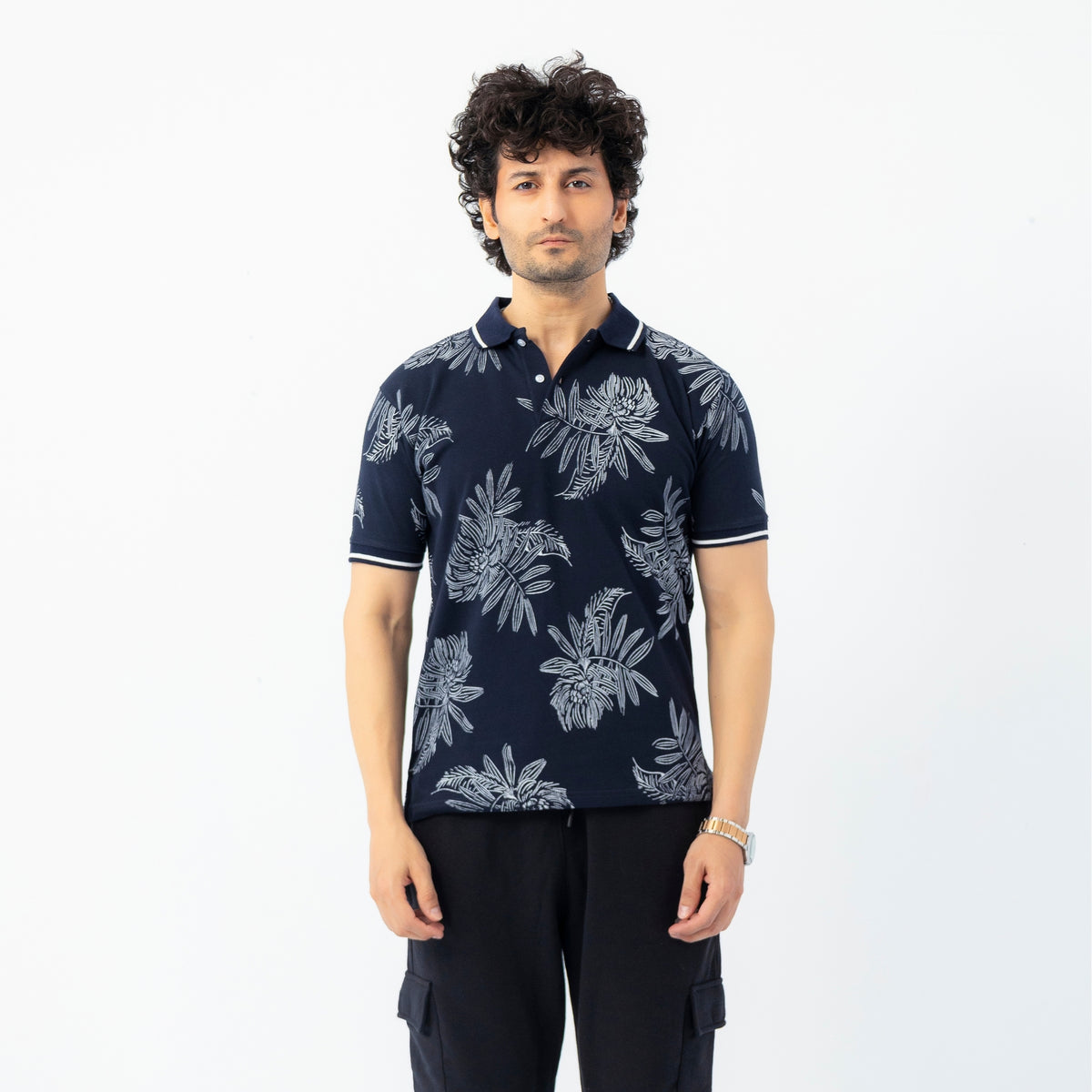 Men's Exclusive All Over Printed Polo Shirt
