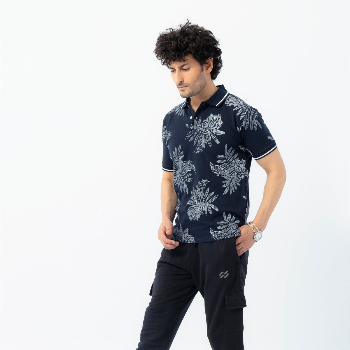 Men's Exclusive All Over Printed Polo Shirt