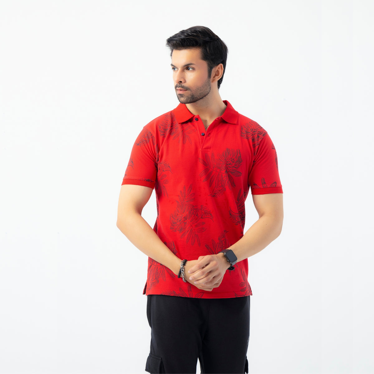 Men's Exclusive All Over Printed Polo Shirt