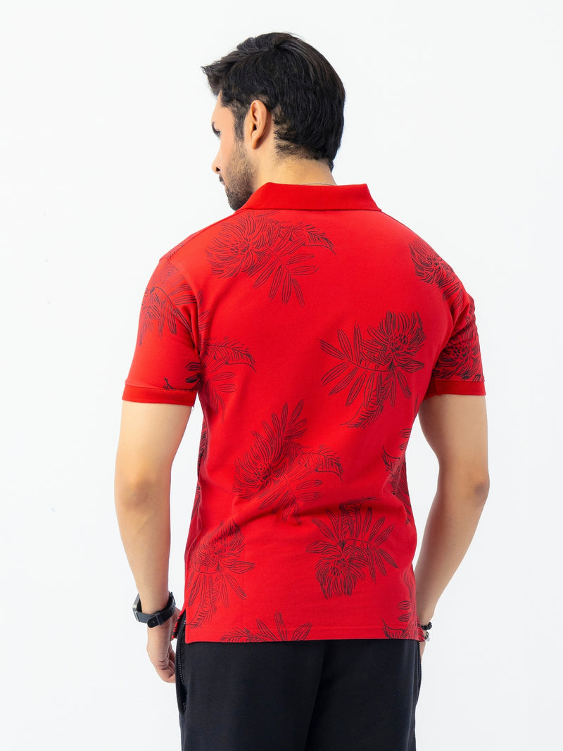 Men's Exclusive All Over Printed Polo Shirt
