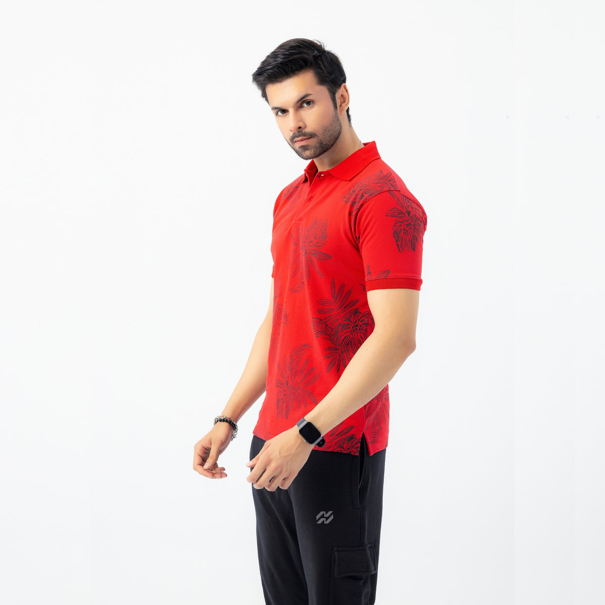 Men's Exclusive All Over Printed Polo Shirt