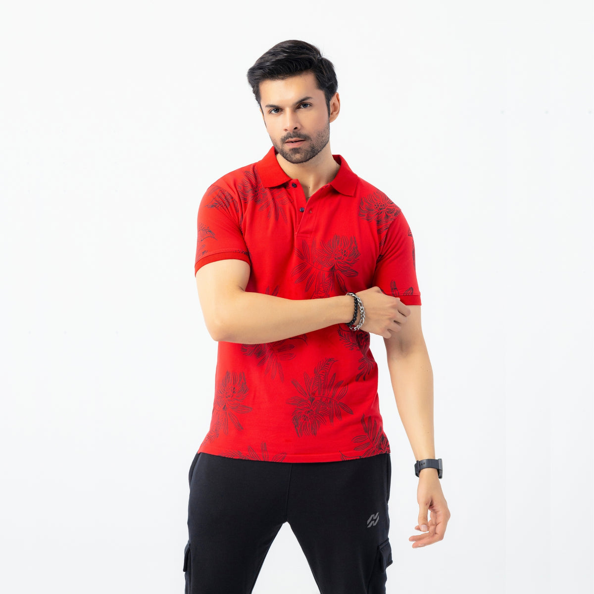 Men's Exclusive All Over Printed Polo Shirt