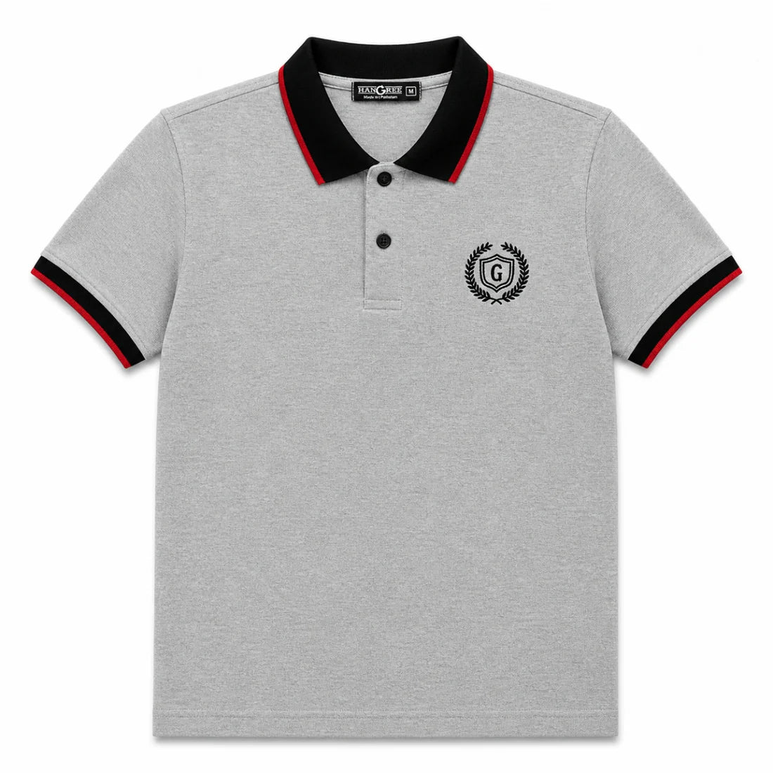 Mens’ Signature Embroidered Contrast Collar Polo Shirt