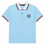 Mens’ Signature Embroidered Contrast Collar Polo Shirt